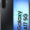 Samsung Galaxy A17 5G, AI Smartphone, Slim 7.5mm Frame, Large Screen, 50MP Camera, 128GB Storage, 4GB Memory, 5000 mAh Battery, Black, 3 Year Extended Warranty